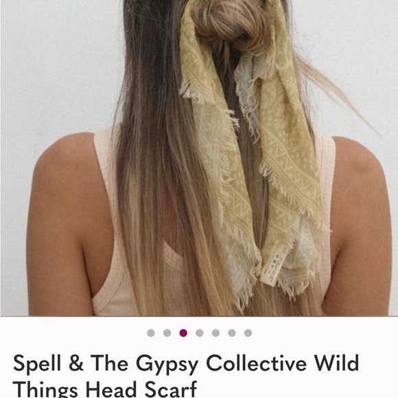 Spell Mustard Travel Head Scarf - Picture 2 of 7